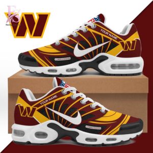 High-resolution image of the Washington Redskins TN Air Max Shoes suitable for online product display.