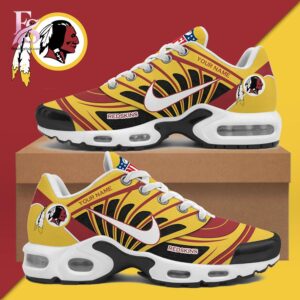 High-resolution image of the Washington Redskins TN Air Max Shoes suitable for online product display.