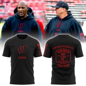 The Wisconsin Badgers Freedom UAF Hoodie is designed to fit effortlessly into everyday style.