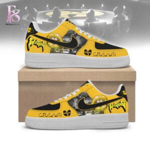 The Wu Tang Clan Cream Air Force Shoes offers a balanced mix of style and versatility.