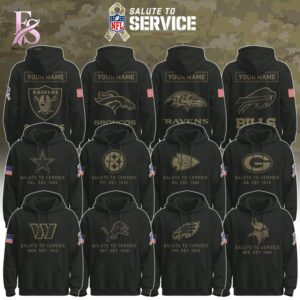 NFL teams Salute to Service Hoodie modern fashion outfit in casual streetwear style
