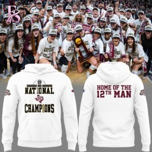 A relaxed style option, the National Champions Texas A M Volleyball Hoodie fits many outfits.