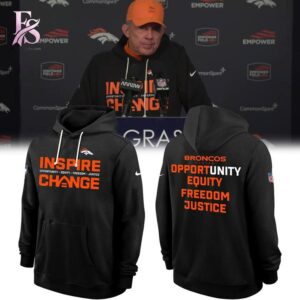 The Denver Broncos Inspire Change Hoodie is ready for casual and active days.