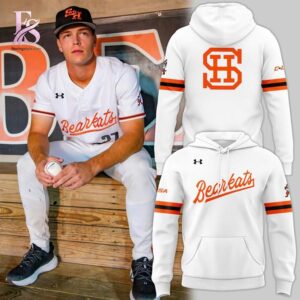 The 2026 White Uniform Sam Houston Bearkats Baseball Hoodie 1 keeps your look clean and comfortable.