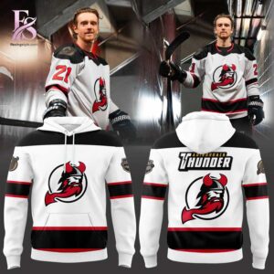 Unisex fashion apparel with modern streetwear design with theAdirondack Thunder Back to the 90s Hoodie 1