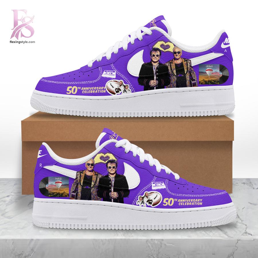 The Air Supply 50th Anniversary Celebration Air Force Shoes 2 combines ease, comfort, and a timeless everyday style.