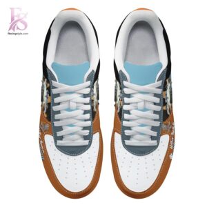 The Alan Jackson Air Force Shoes shown with a modern and casual look.