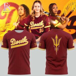 The Arizona State Sun Devils Softball Classic Wordmark Hoodie shown with a modern and casual look.
