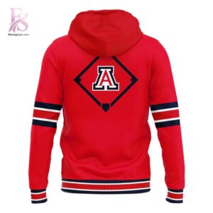 The Arizona Wildcats Softball All Red Retro Uniform Hoodie 3 combines ease, comfort, and a timeless everyday style.