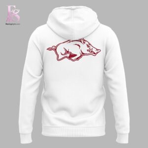 The Arkansas Razorbacks Basketball We Back Pat Hoodie 3 keeps your look clean and comfortable.