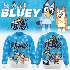 Clean, modern, and ready to use - the Atlanta Gladiators Bluey Night Sweatshirt.