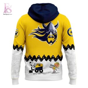 Clean, modern, and ready to use - the Augustana Vikings Peanuts Night Snoopy Hoodie.