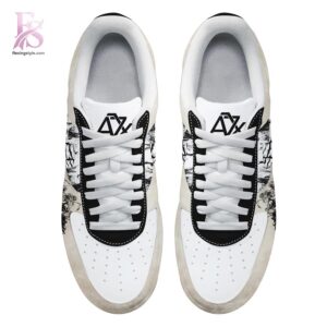 Visual preview of Avenged Sevenfold Nike Air Force 1 Shoes 4 suitable for online shopping.