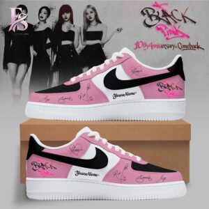 The BLACKPINK 10th anniversary Air Force Shoes 1 is made to feel good and look good.