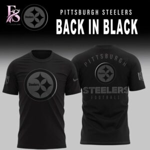 Visual preview of Back In Black Pittsburgh Steelers 2026 Hoodie 2 suitable for online shopping.