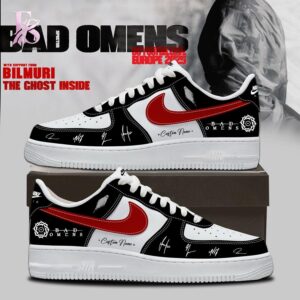 A simple choice for everyday fashion: Bad Omens Do You Feel Love Tour Air Force Shoes 1.