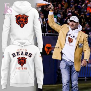 Fashion product showcasing a modern and stylish design suitable for everyday wear Brian Urlacher Chicago Bears Hoodie 1