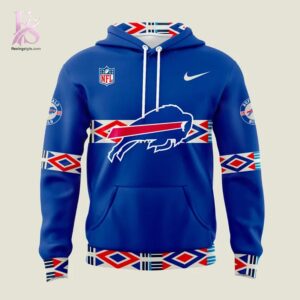 Clean, modern, and ready to use - the Buffalo Bills Indigenous Peoples Day Hoodie.