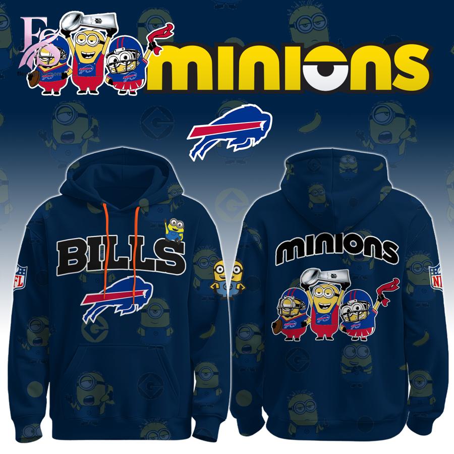 The Buffalo Bills Minions Hoodie offers a balanced mix of style and versatility.