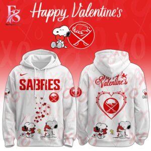 Easy to wear, the Buffalo Sabres Snoopy Valentine 2026 Hoodie 1 fits everyday outfits.