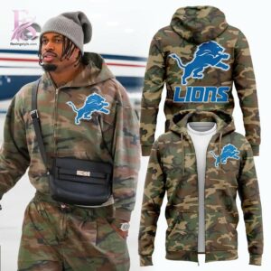 Camo Detroit Lions Hoodie modern fashion apparel with clean design and premium fabric