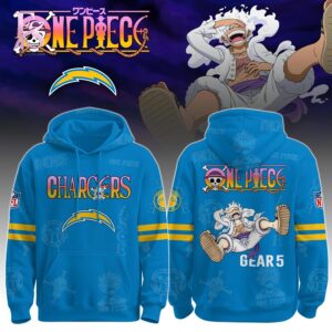 A simple choice for everyday fashion: Choose Your Team NFL x Luffy Gear 5 Type Beat Hoodie 11.