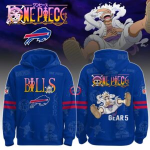 A simple choice for everyday fashion: Choose Your Team NFL x Luffy Gear 5 Type Beat Hoodie 7.