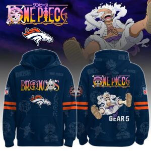 A simple choice for everyday fashion: Choose Your Team NFL x Luffy Gear 5 Type Beat Hoodie 8.