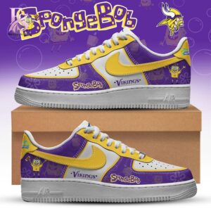 Clean, modern, and ready to use - the Choose Your Team NFL x SpongeBob Air Force Shoes.