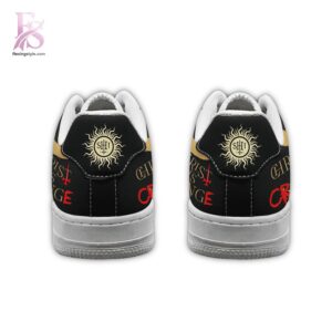 Clean, modern, and ready to use - the Christ Is Cringe Behemoth Air Force Shoes.