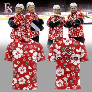 Visual preview of Cincinnati Cyclones 2026 Hawaiian Hoodie 2 suitable for online shopping.
