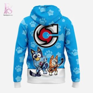 Clean, modern, and ready to use - the Cincinnati Cyclones Bluey Night Hoodie.