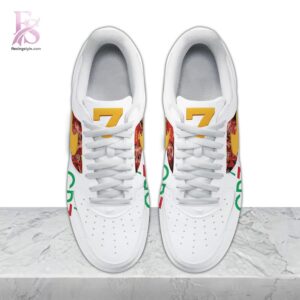 The Cristiano Ronaldo CR SIUUU Air Force Shoes shown with a modern and casual look.