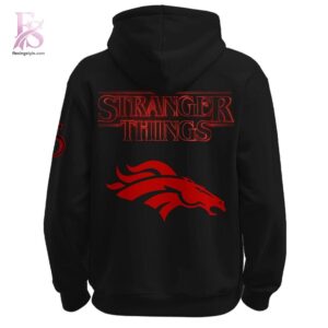 The Denver Broncos Stranger Things Hoodie is easy to match and easy to enjoy.