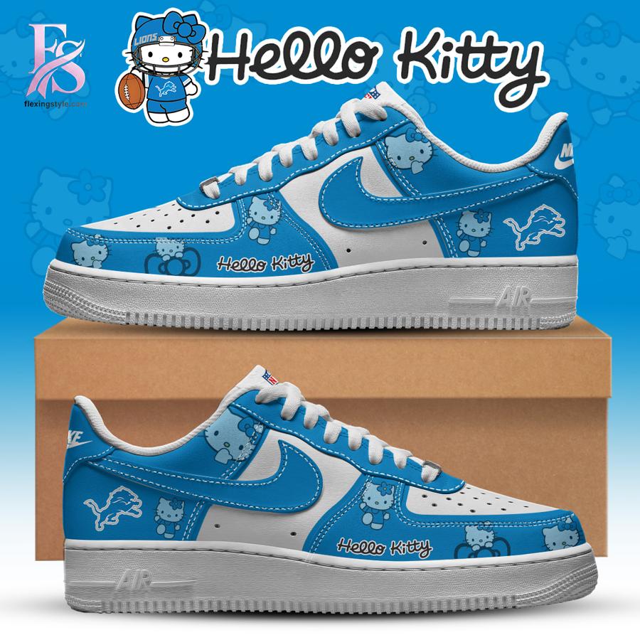 Fashion product showcasing a modern and stylish design suitable for everyday wear Detroit Lions 2026 Hello Kitty Nike Air Force 1 1