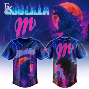 The Diablos Rojos del M xico Godzilla Baseball Jersey is easy to match and easy to enjoy.