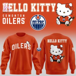 A relaxed style option, the Edmonton Oilers x Hello Kitty Night Shirt fits many outfits.