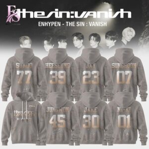 Comfortable and fashionable clothing item ideal for street style in Enhypen THE SIN VANISH Still Afterlight Hoodie 1
