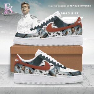 A relaxed style option, the F The Movie Brad Pitt Nike Air Force Shoes fits many outfits.