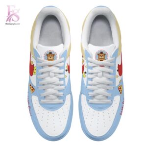The Freddy Fazbear s Pizza Five Nights At Freddy Air Force Shoes is ready for casual and active days.