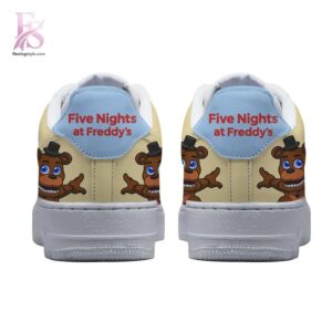 The Freddy Fazbear s Pizza Five Nights At Freddy Air Force Shoes is ready for casual and active days.