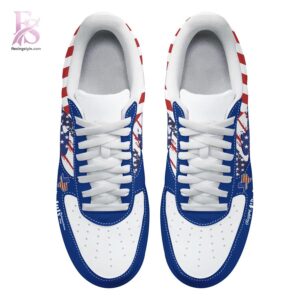 Unisex fashion apparel with modern streetwear design with theGeorge Strait Junkie Happy 4Th Of July Nike Air Force 1 2