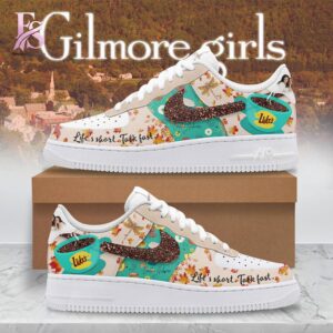 Clean, modern, and ready to use - the Gilmore Girls Life s Short Talk Fast Air Force Shoes.