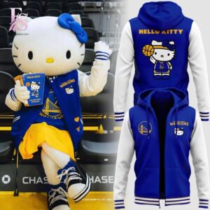 Fashion product showcasing a modern and stylish design suitable for everyday wear Golden State Warriors Hello Kitty Hoodie 1