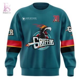 Clean, modern, and ready to use - the Grand Rapids Griffins Hattrick and Hoops Night Sweatshirt.