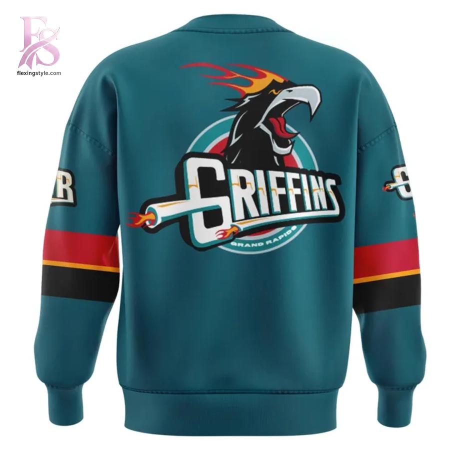 Clean, modern, and ready to use - the Grand Rapids Griffins Hattrick and Hoops Night Sweatshirt.