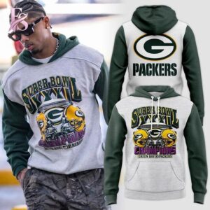Unisex fashion apparel with modern streetwear design with theGreen Bay Packers Golden Boy New Hoodie 1
