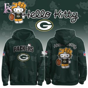 The Green Bay Packers Hello Kitty Hoodie is easy to match and easy to enjoy.