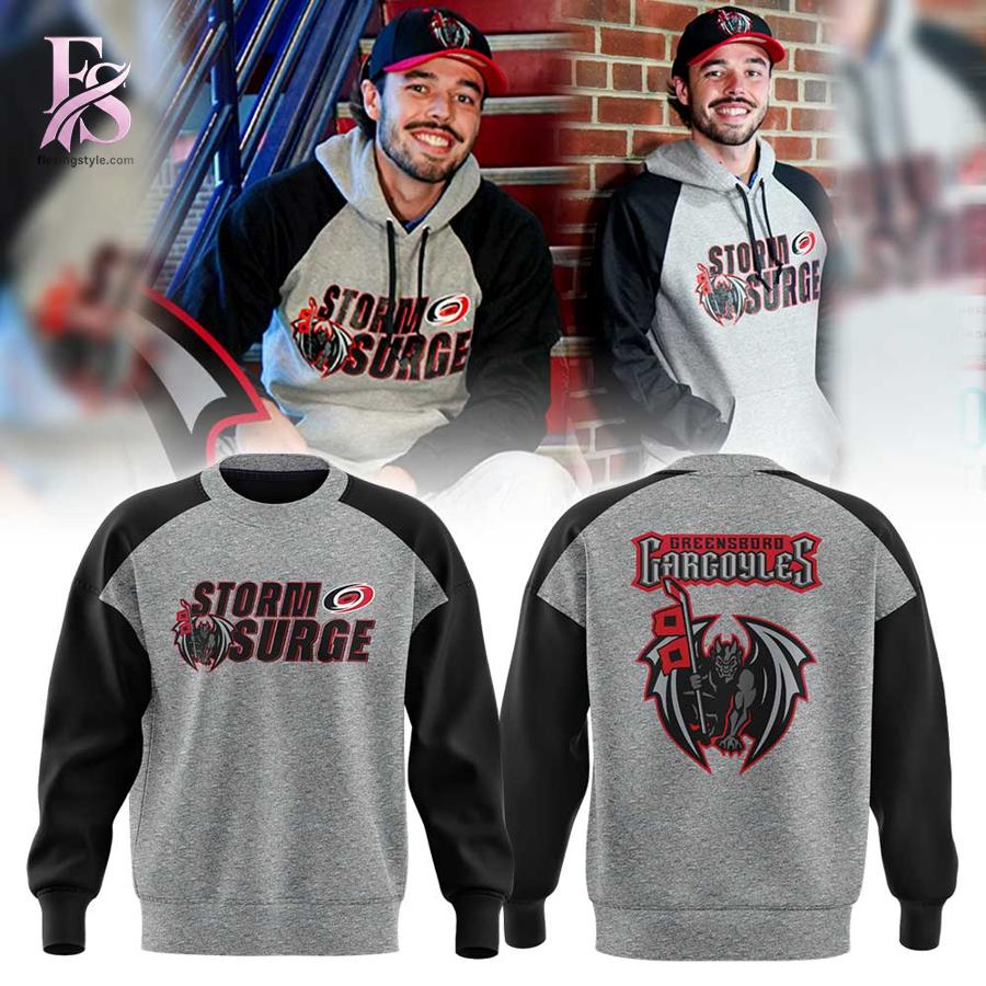 Comfortable and fashionable clothing item ideal for street style in Greensboro Gargoyles x Canes Affiliation Weekend 2026 Gray Sweatshirt 1