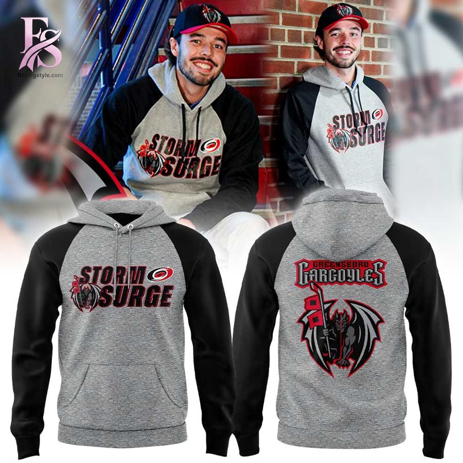 Comfortable and fashionable clothing item ideal for street style in Greensboro Gargoyles x Canes Affiliation Weekend 2026 Gray Sweatshirt 3